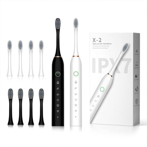 SUNPRO 2 Pack Sonic Electric Toothbrush